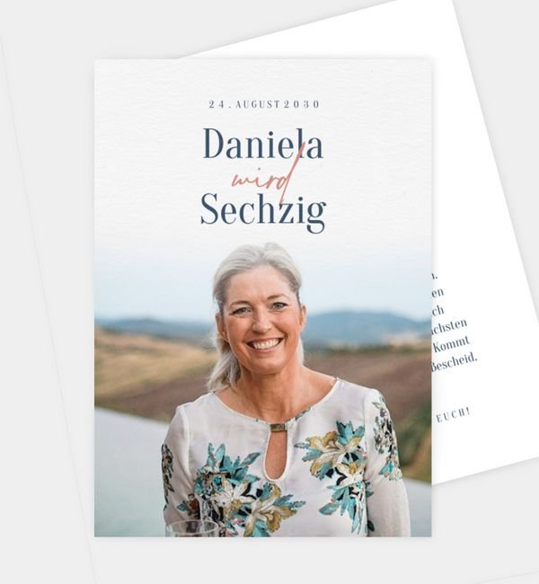 Postkarte hoch