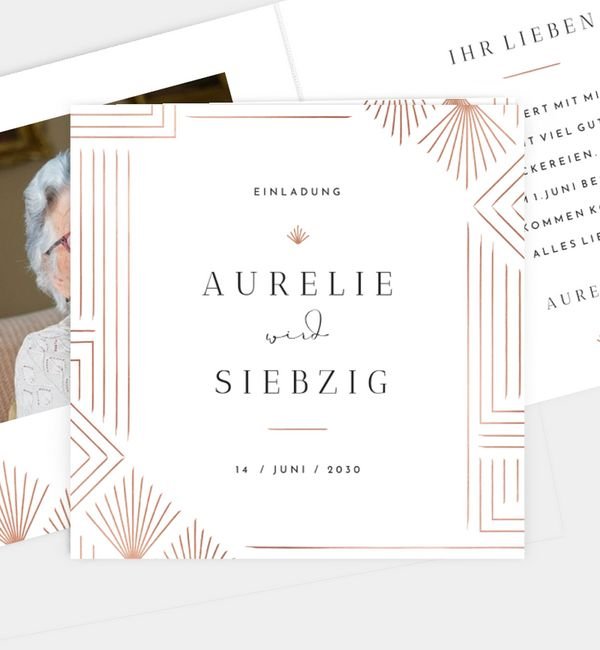 Klappkarte quadratisch