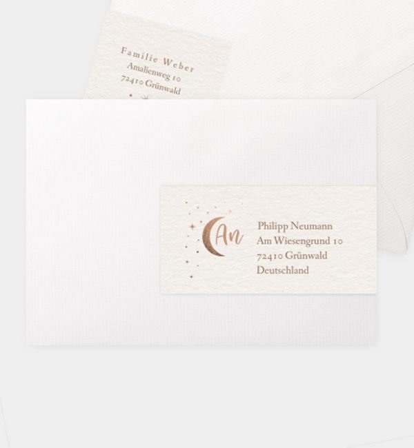 Kombi-Adressaufkleber