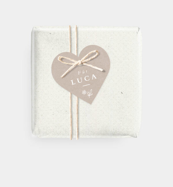 Geschenkanhänger Herz