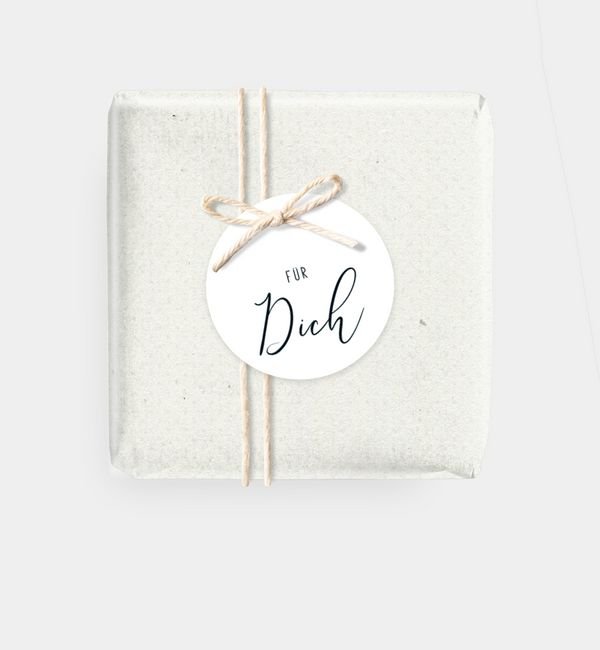 Geschenkanhänger rund