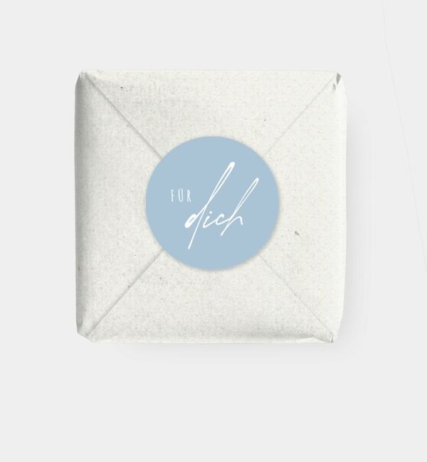 Geschenkaufkleber rund