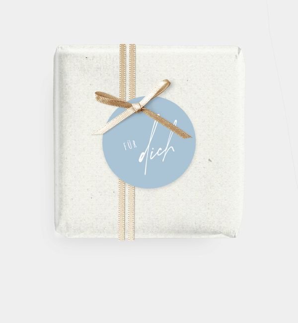 Geschenkanhänger rund