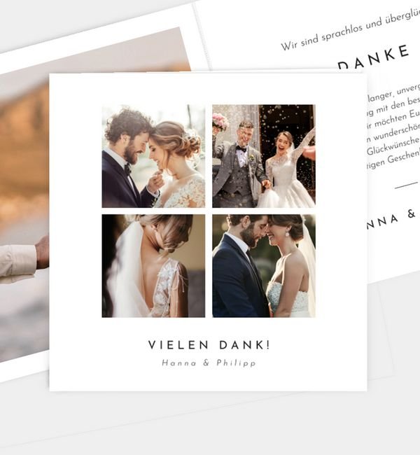 Klappkarte quadratisch