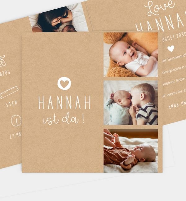 Klappkarte quadratisch