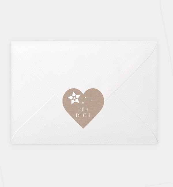 Siegelsticker Herz