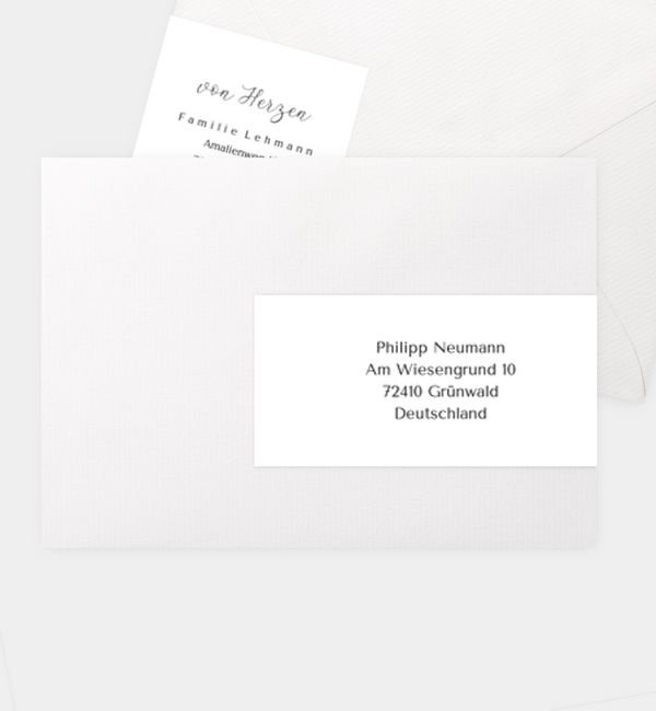 Kombi-Adressaufkleber