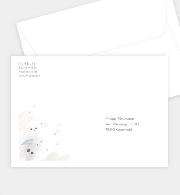 Briefumschlag gerade