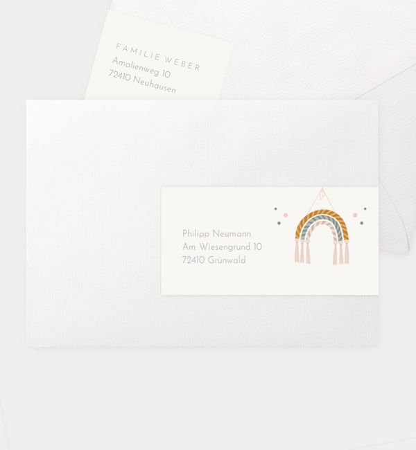 Kombi-Adressaufkleber