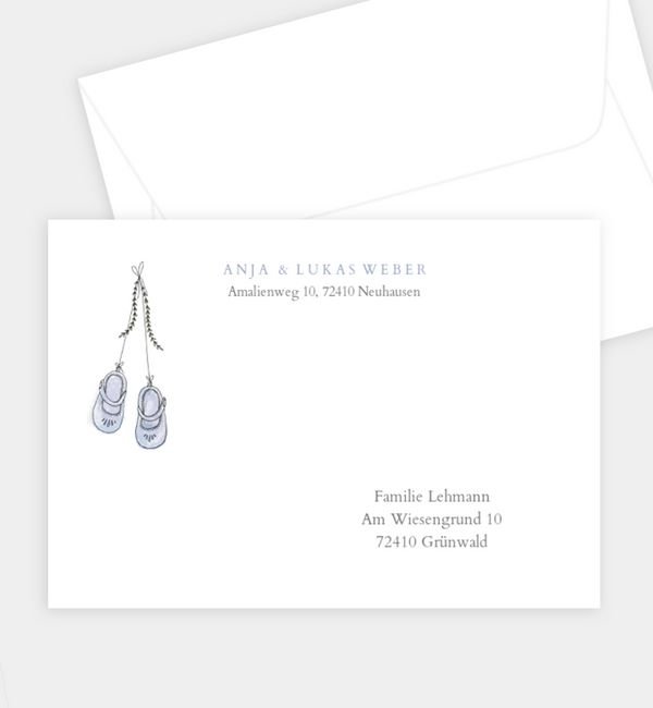 Briefumschlag gerade