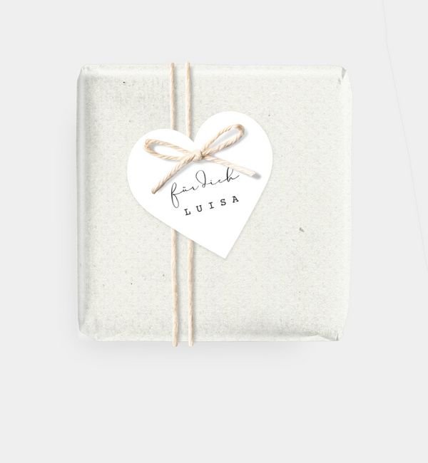 Geschenkanhänger Herz