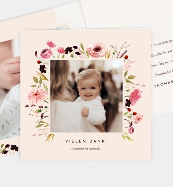 Klappkarte quadratisch