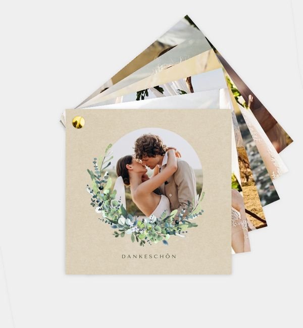 Kartenfächer quadratisch