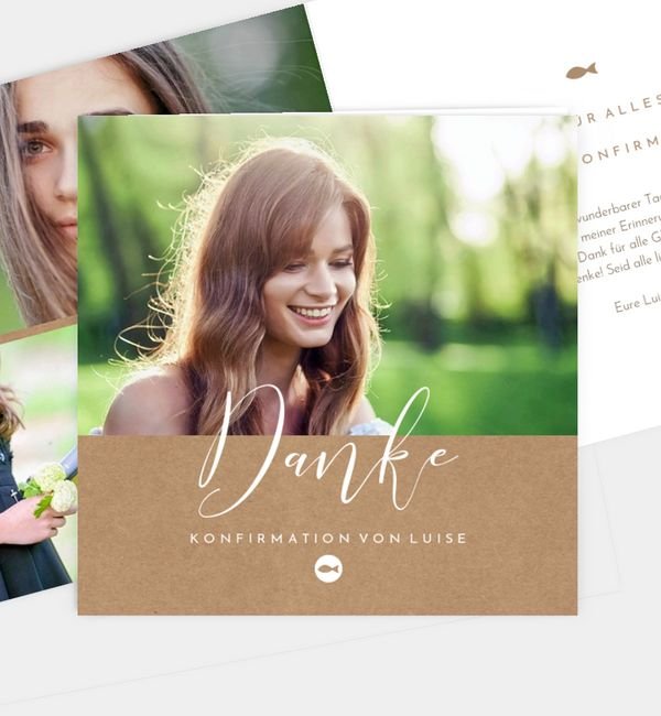 Klappkarte quadratisch