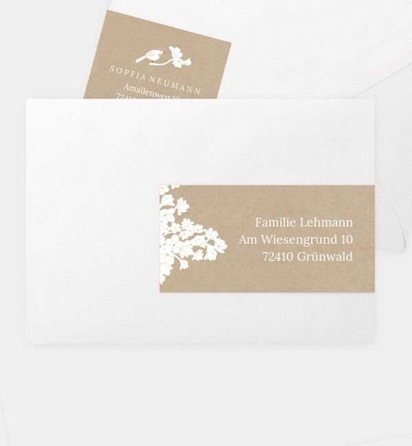 Kombi-Adressaufkleber