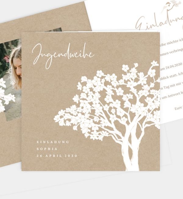 Klappkarte quadratisch