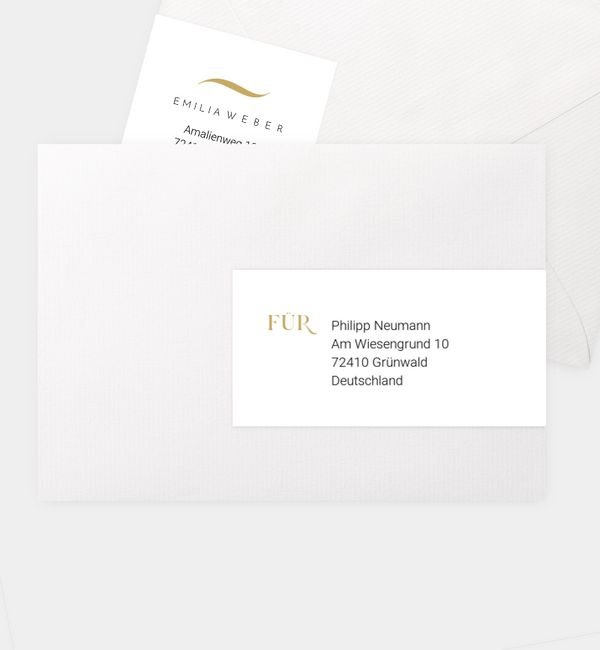 Kombi-Adressaufkleber