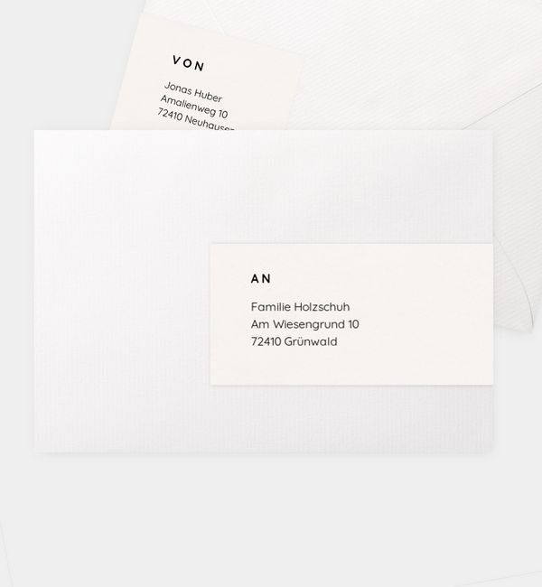 Kombi-Adressaufkleber