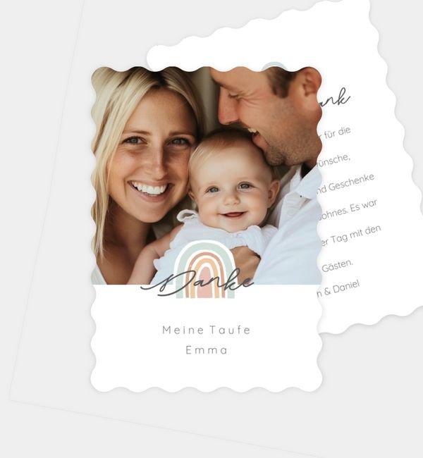 Postkarte hoch