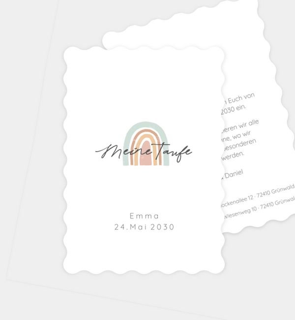 Postkarte hoch