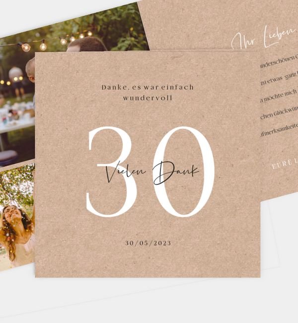 Klappkarte quadratisch