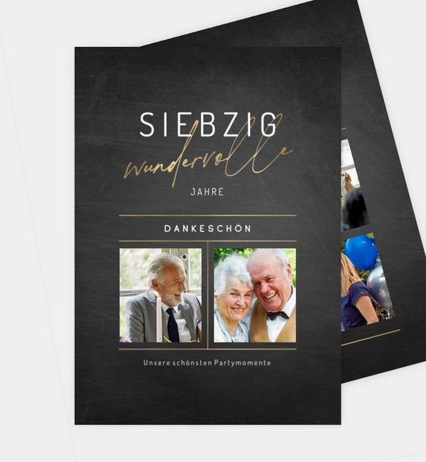 Postkarte hoch