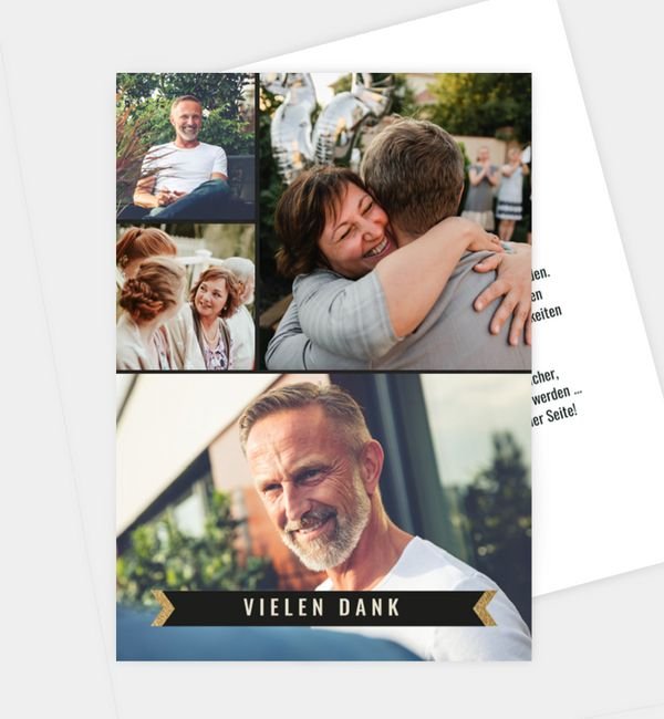 Postkarte hoch