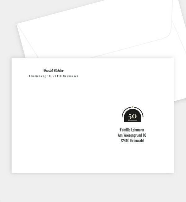 Briefumschlag gerade