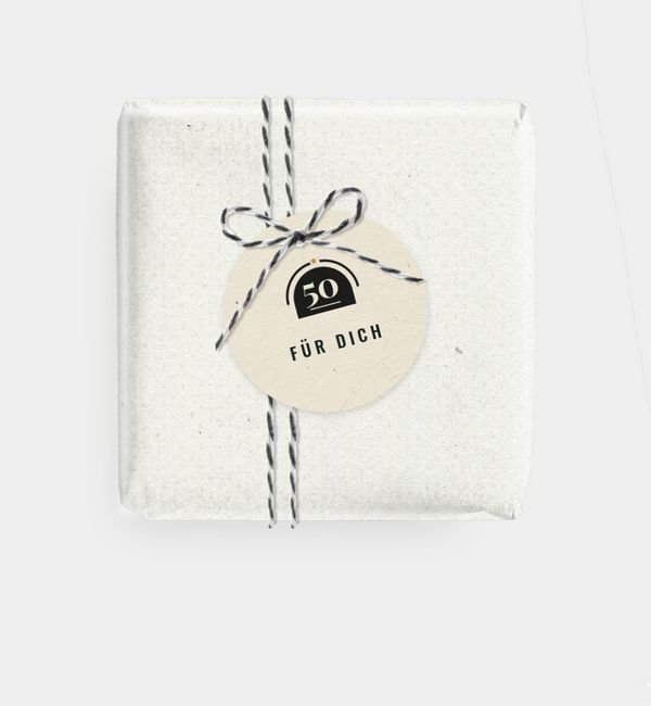 Geschenkanhänger rund