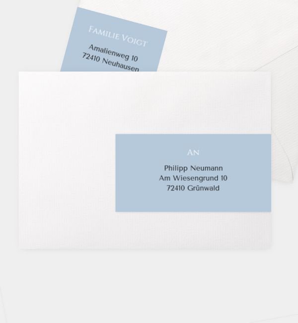 Kombi-Adressaufkleber