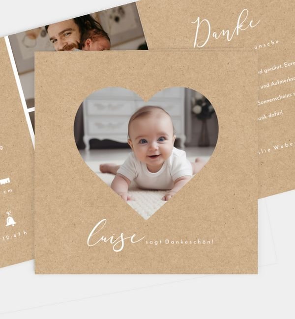 Klappkarte quadratisch