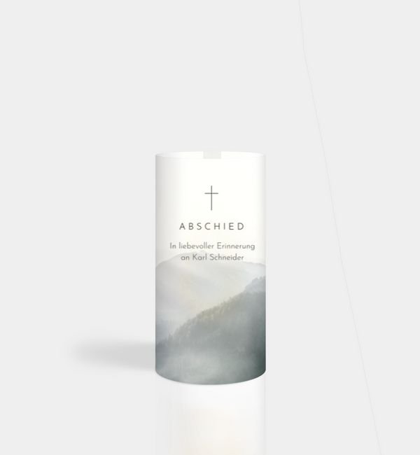 Windlichtkarte klein