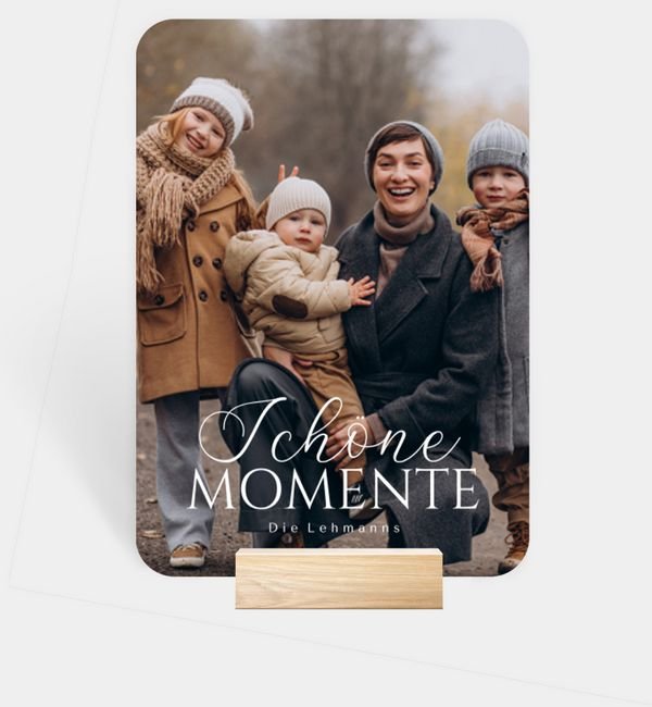 Tischnummern-Karte hoch