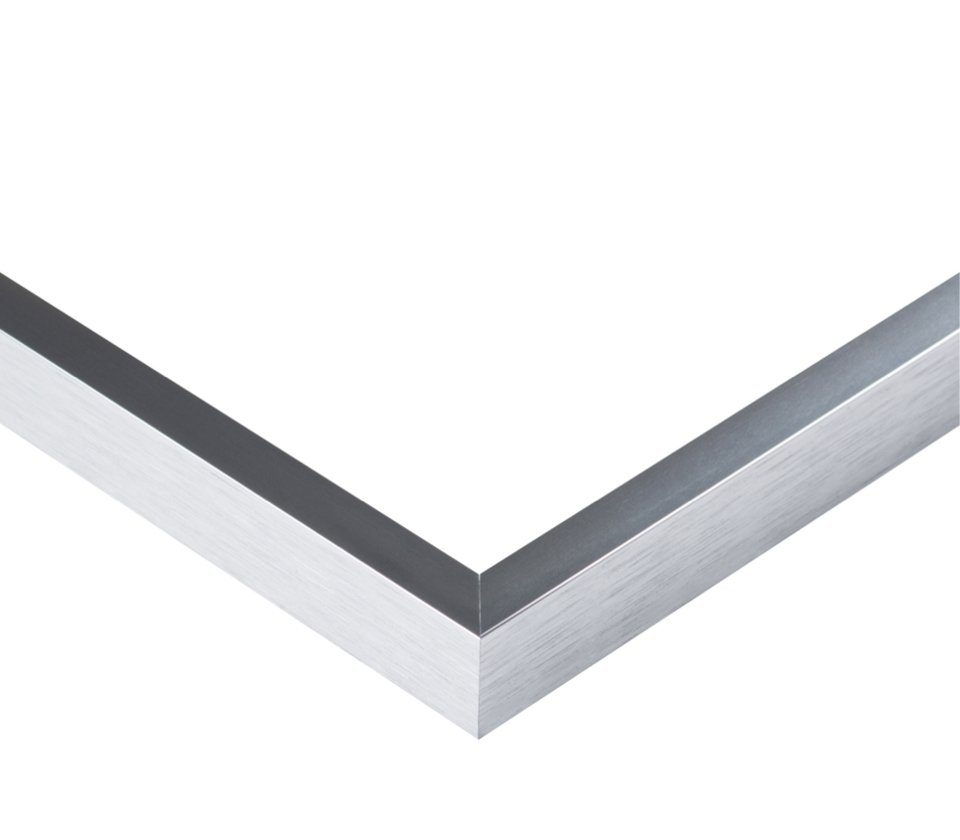 Eckig Silber