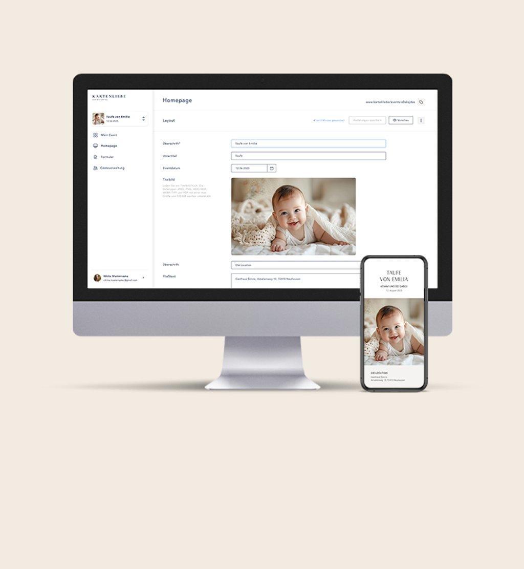 Kostenloses Eventportal