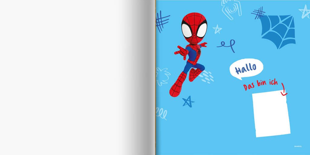 freundebuch_spidey inlay 1
