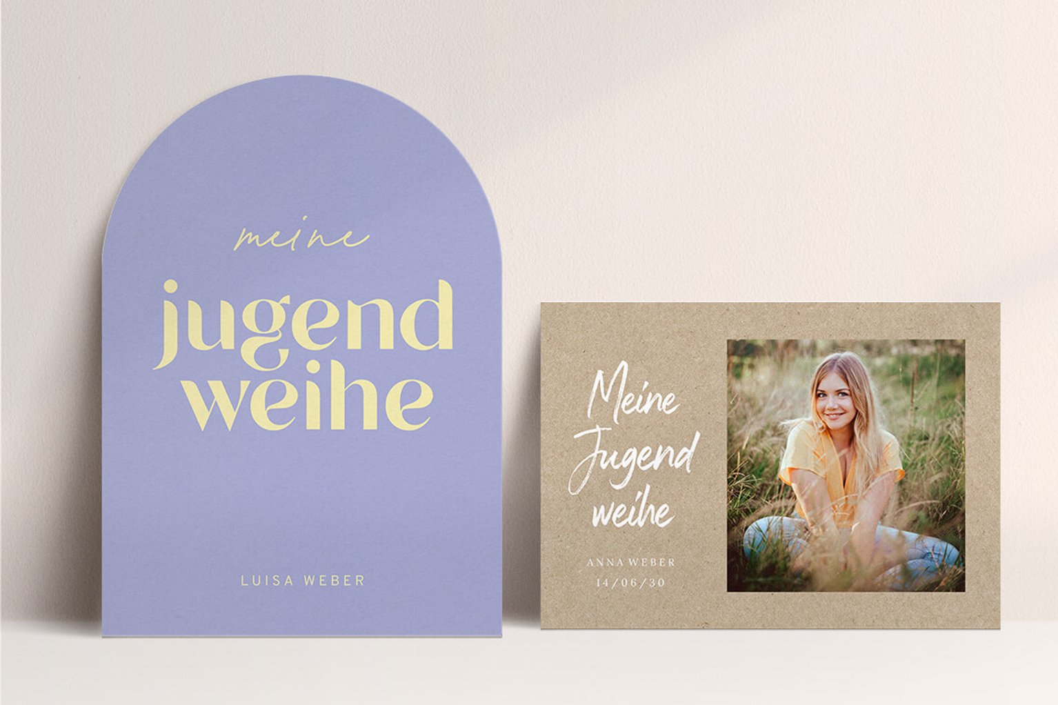 Einladungskarten zur Jugendweihe Unicef