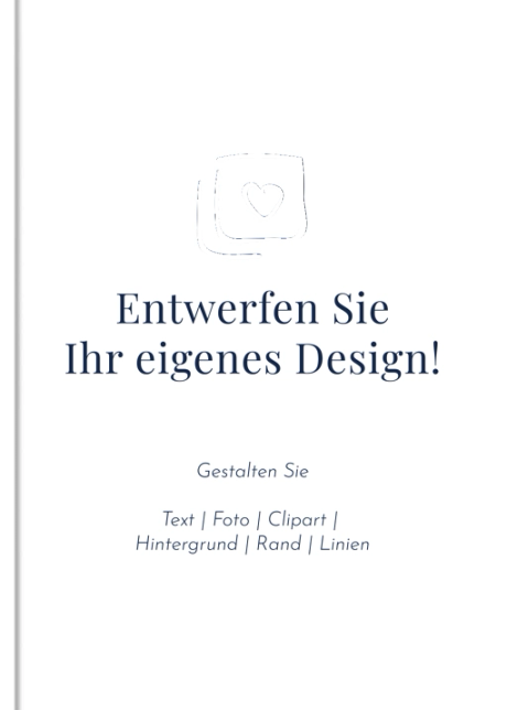 Fotobuch Blanko-Design