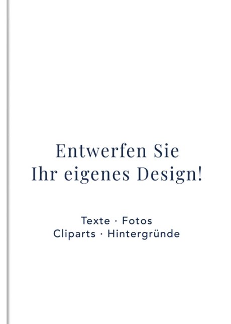 Fotobuch Blanko-Design