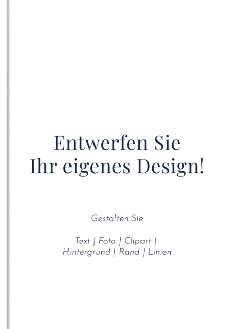 Fotobuch Blanko-Design