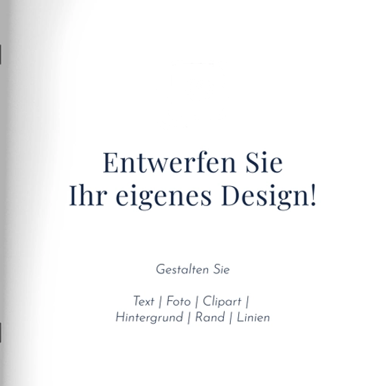 Fotobuch Blanko-Design