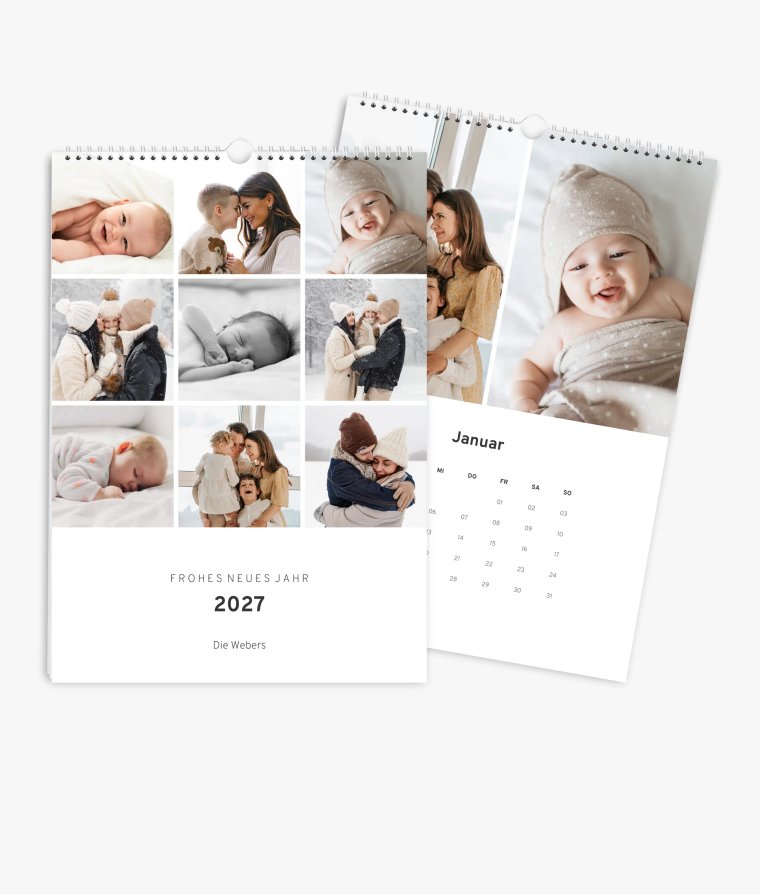 Wandkalender Modern Collage