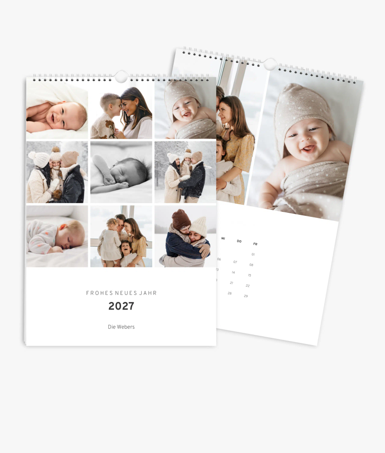 Wandkalender Modern Collage