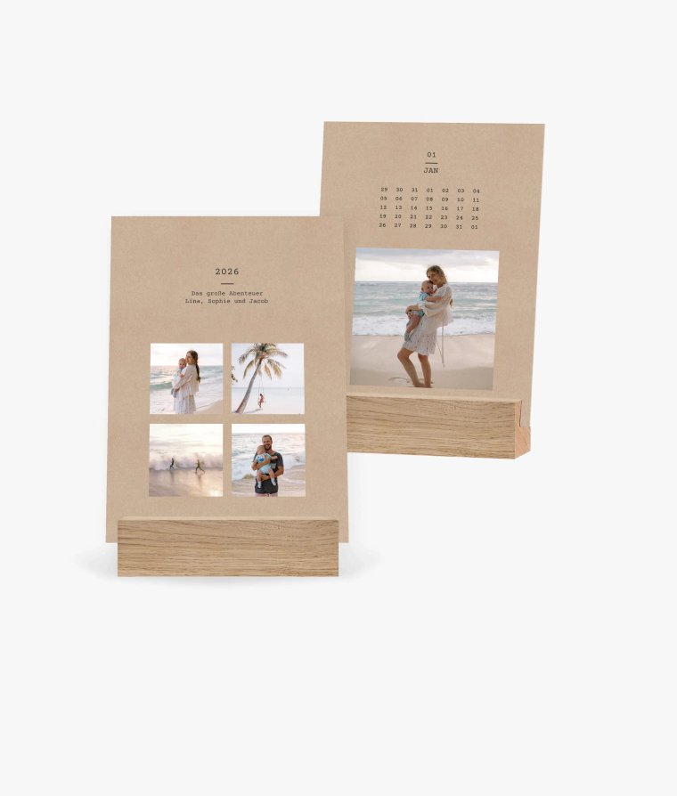 Tischkalender Clean Crafty