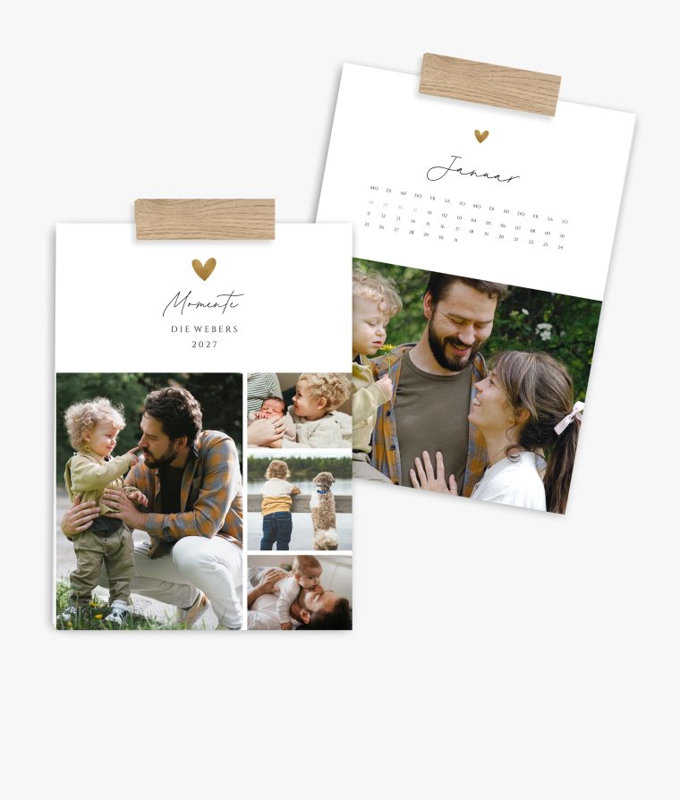 Wandkalender Heartfelt