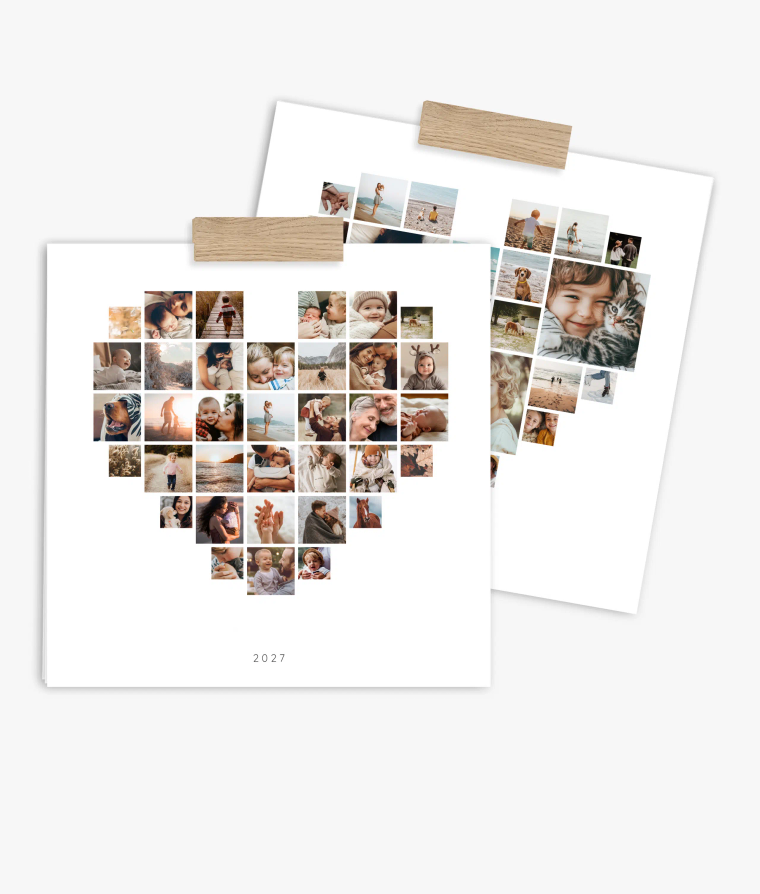 Wandkalender Love Collage
