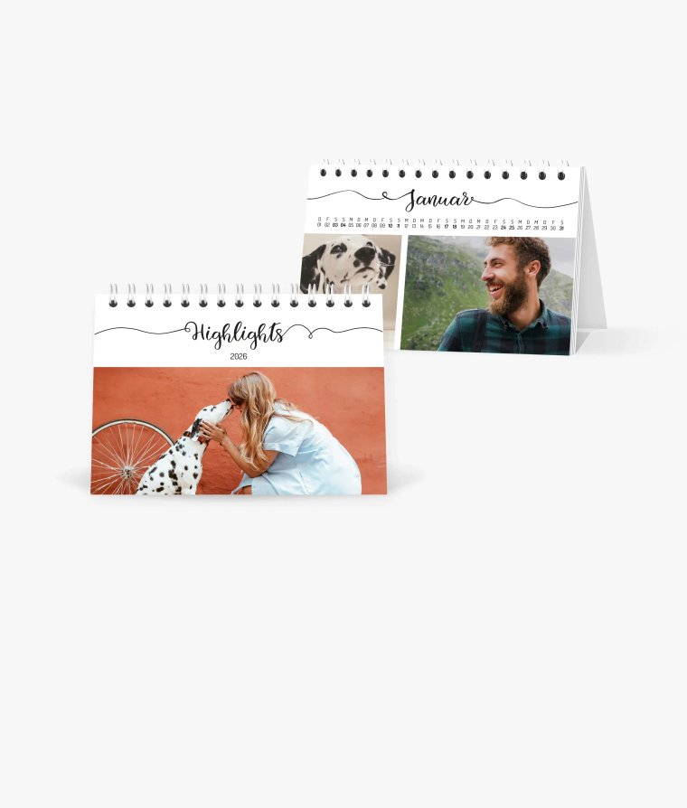 Tischkalender Handlettering