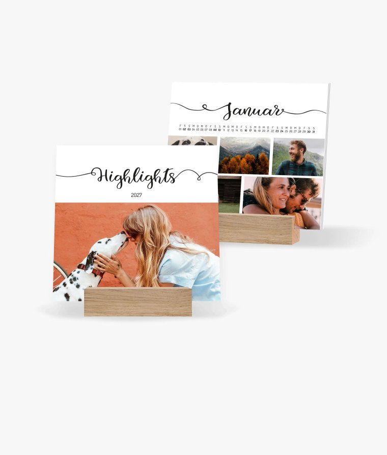 Tischkalender Handlettering