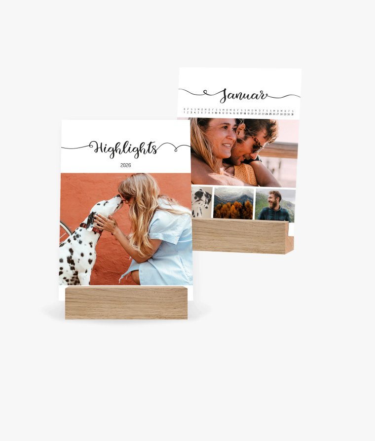 Tischkalender Handlettering