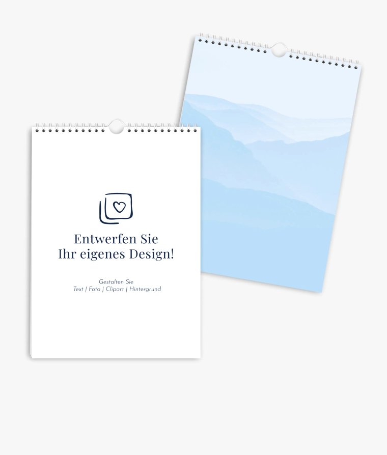 Wandkalender Undatiertes Layout